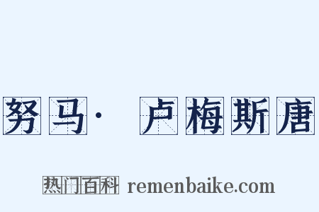 努马·卢梅斯唐是什么意思的图片